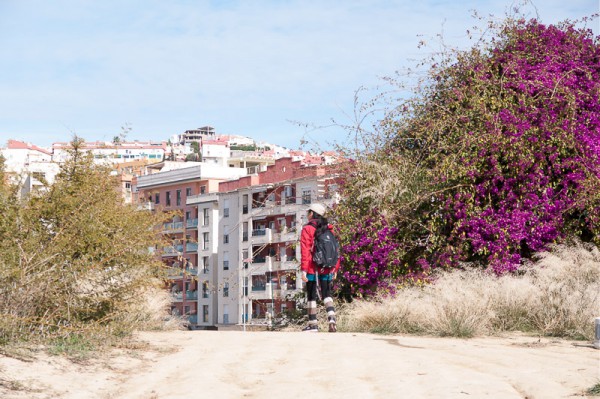 the little hill among the residential area